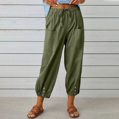 Norvielle Damen Bequeme Hosen Lässig