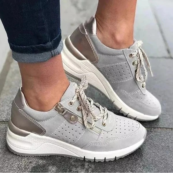Damen Orthopädische Sneaker Komfortschuhe Unterstützung Dämpfung