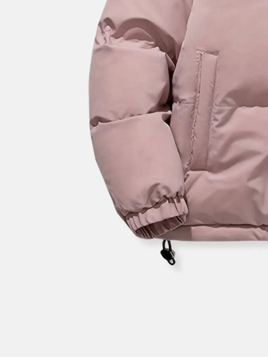 Herren Daunenjacke Reißverschluss Warm