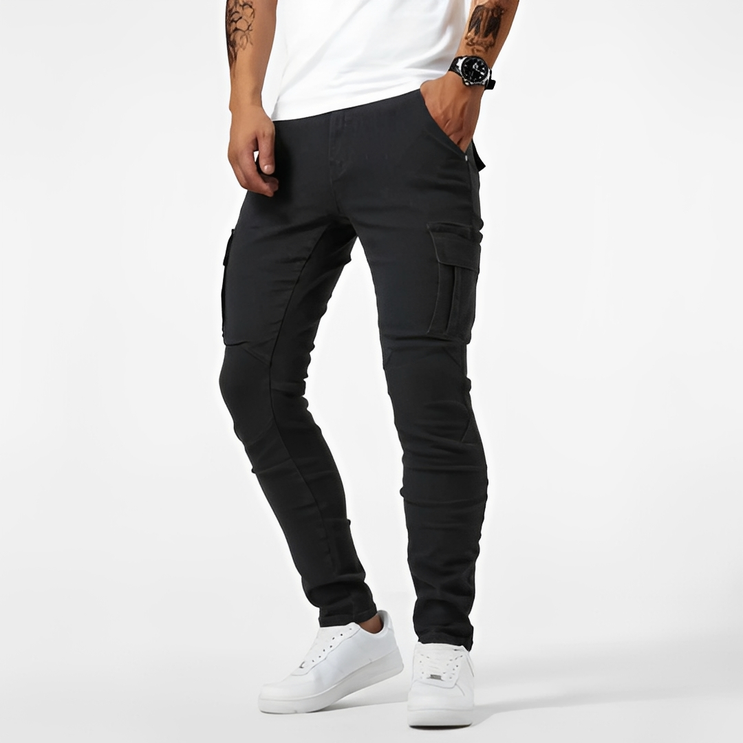 Enzo Herren Cargo-Hose Trendig Bequem