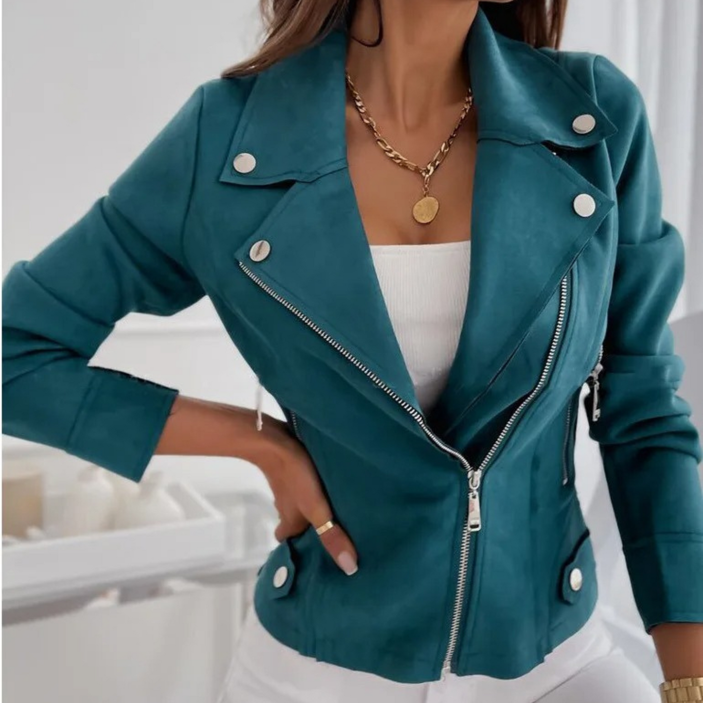Norvielle Damen Wildlederjacke