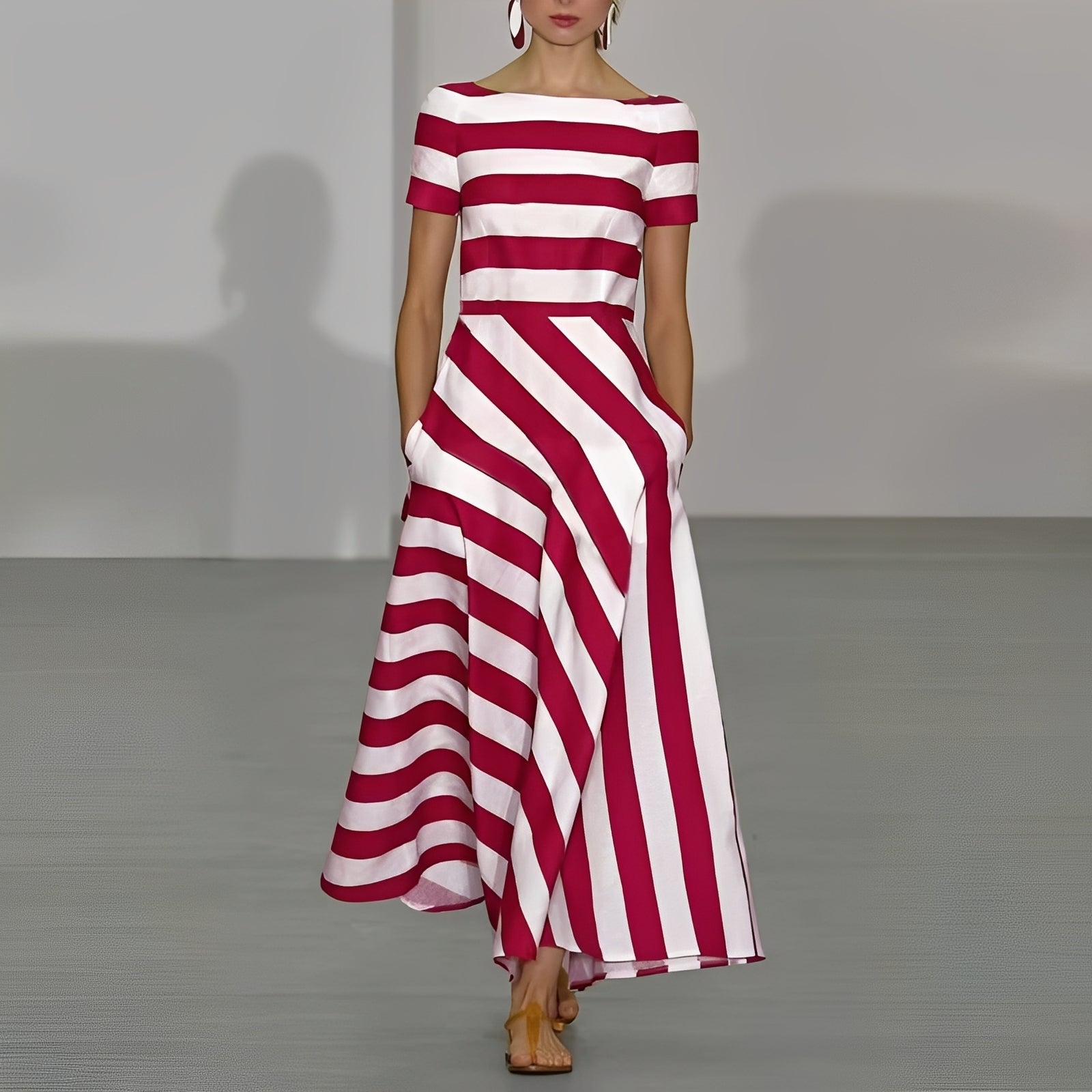 Rebecca Damen Maxikleid A-Linie Frauen Schwarz - Norvielle