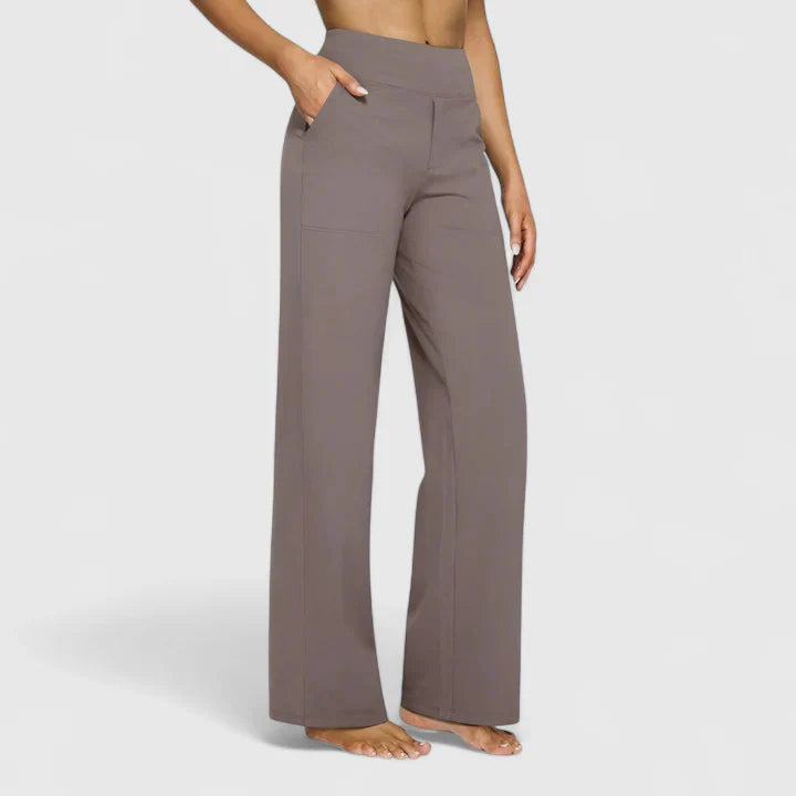 Damenweite Hose mit Stretchbund - Norvielle