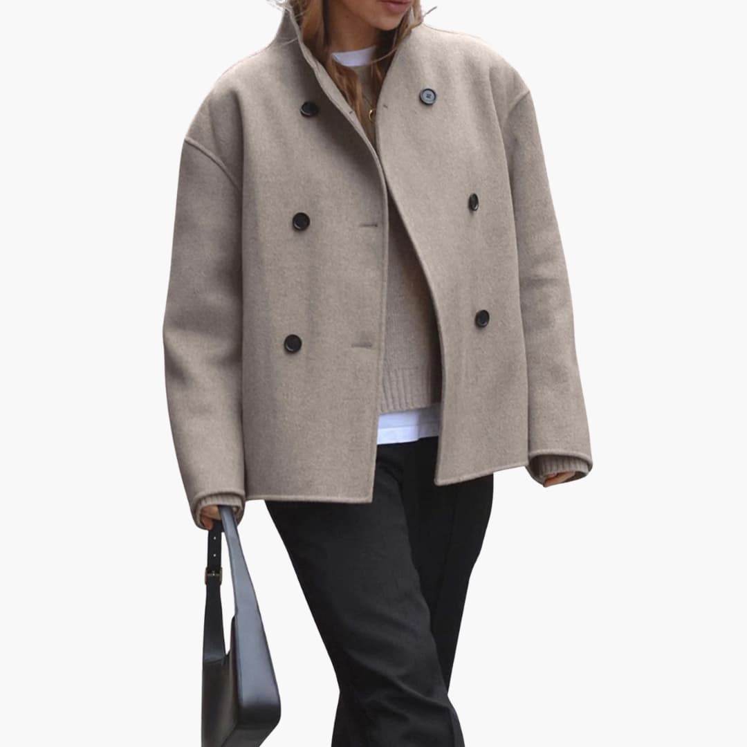 Damen Kurzmantel Warm