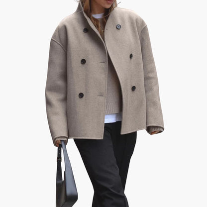 Damen Kurzmantel Warm