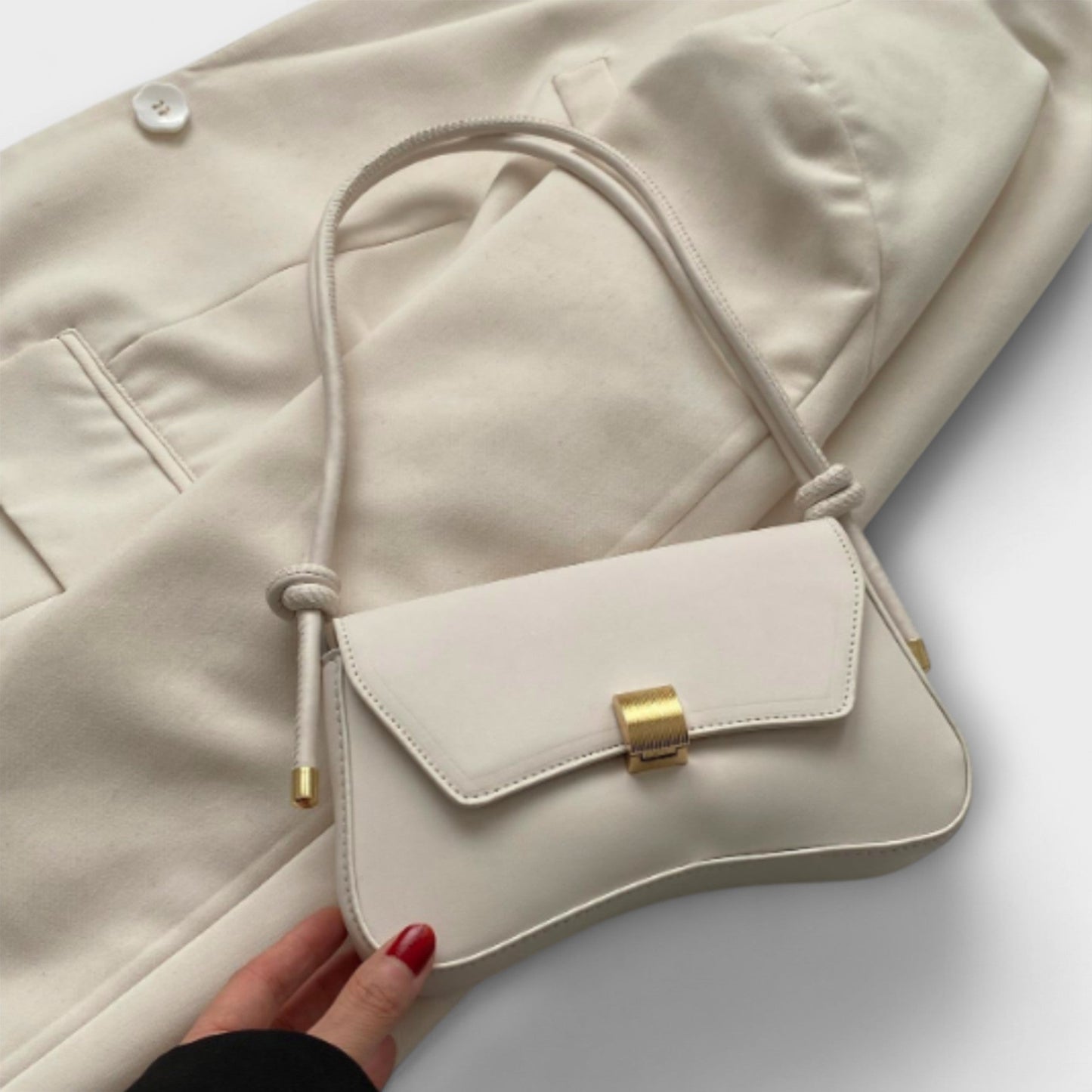 Damen Schultertasche Leder