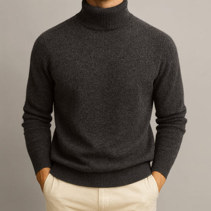 Cashmere Stehkragenpullover