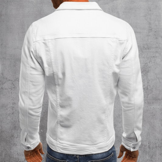Norvielle Herren Denimjacke Trendig Blau - Norvielle