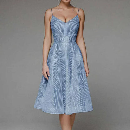 Elegantes Damen A-Linie Cocktailkleid