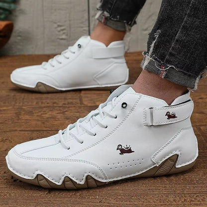 Herren Sneaker Runde Zehen Rutschfest Mit Schnürsenkeln