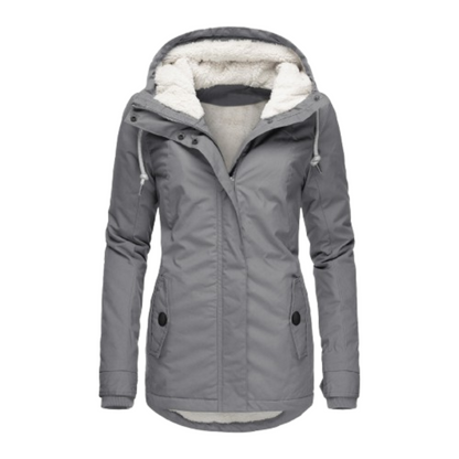 Norvielle Damen Winterparka Sherpa Gefüttert Warm