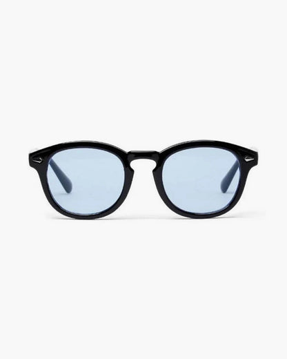 Herren Runde Sonnenbrille Schwarz - Norvielle