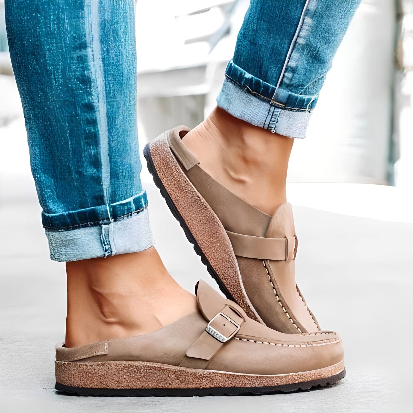 Rhelna Damen Mokassins Trend