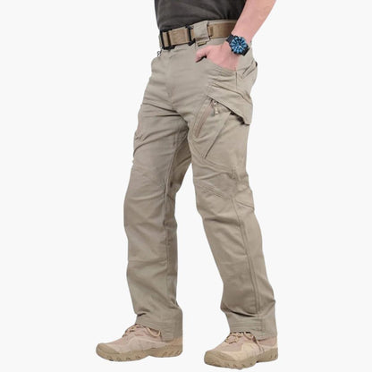 Herren Dehnbare Cargohose Lang