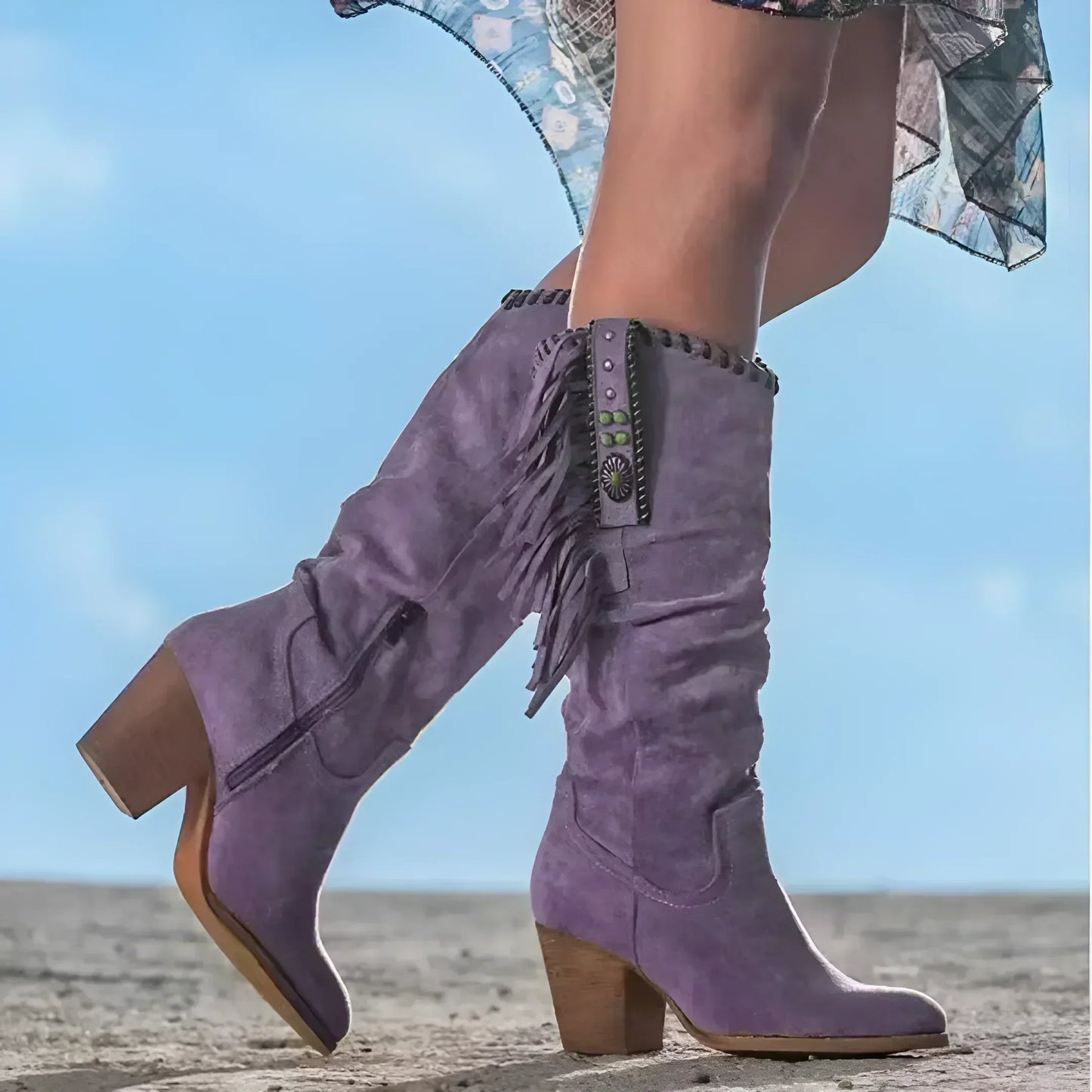 Norvielle Damen Stiefel Bequem