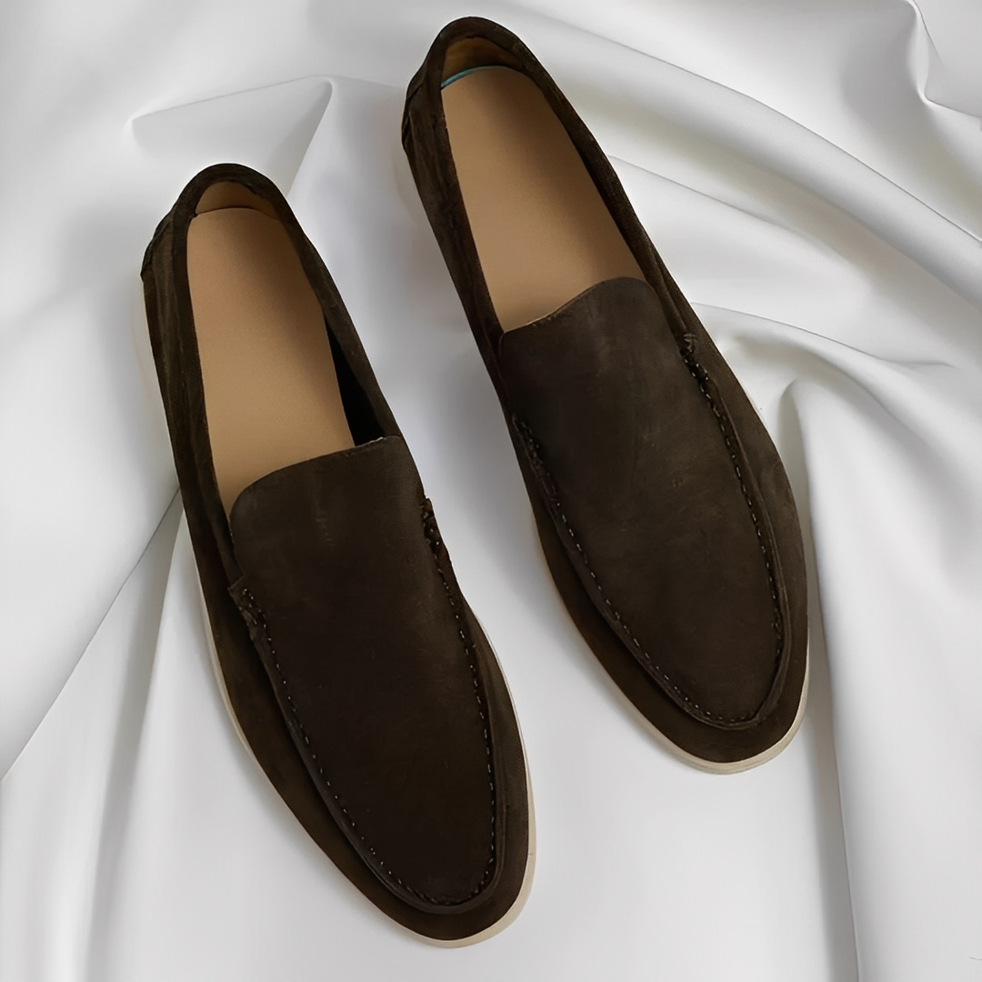 Elegante Herren Sommermokassins Leder