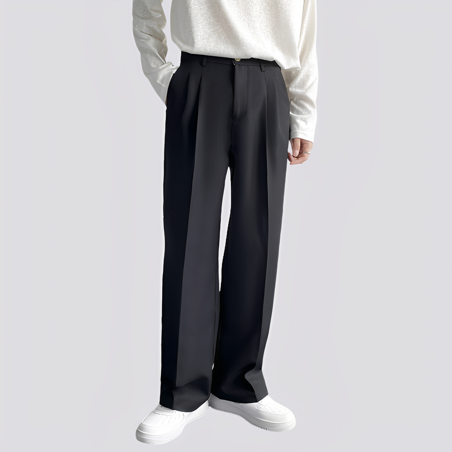 Herren Freizeithose Bequem Baumwolle