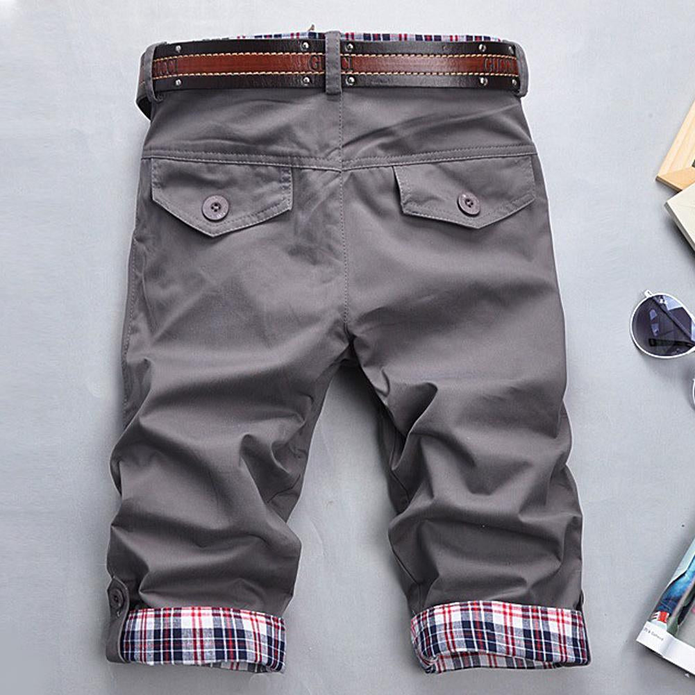 Heidi Damen Shorts Gürtel Karomuster - Norvielle