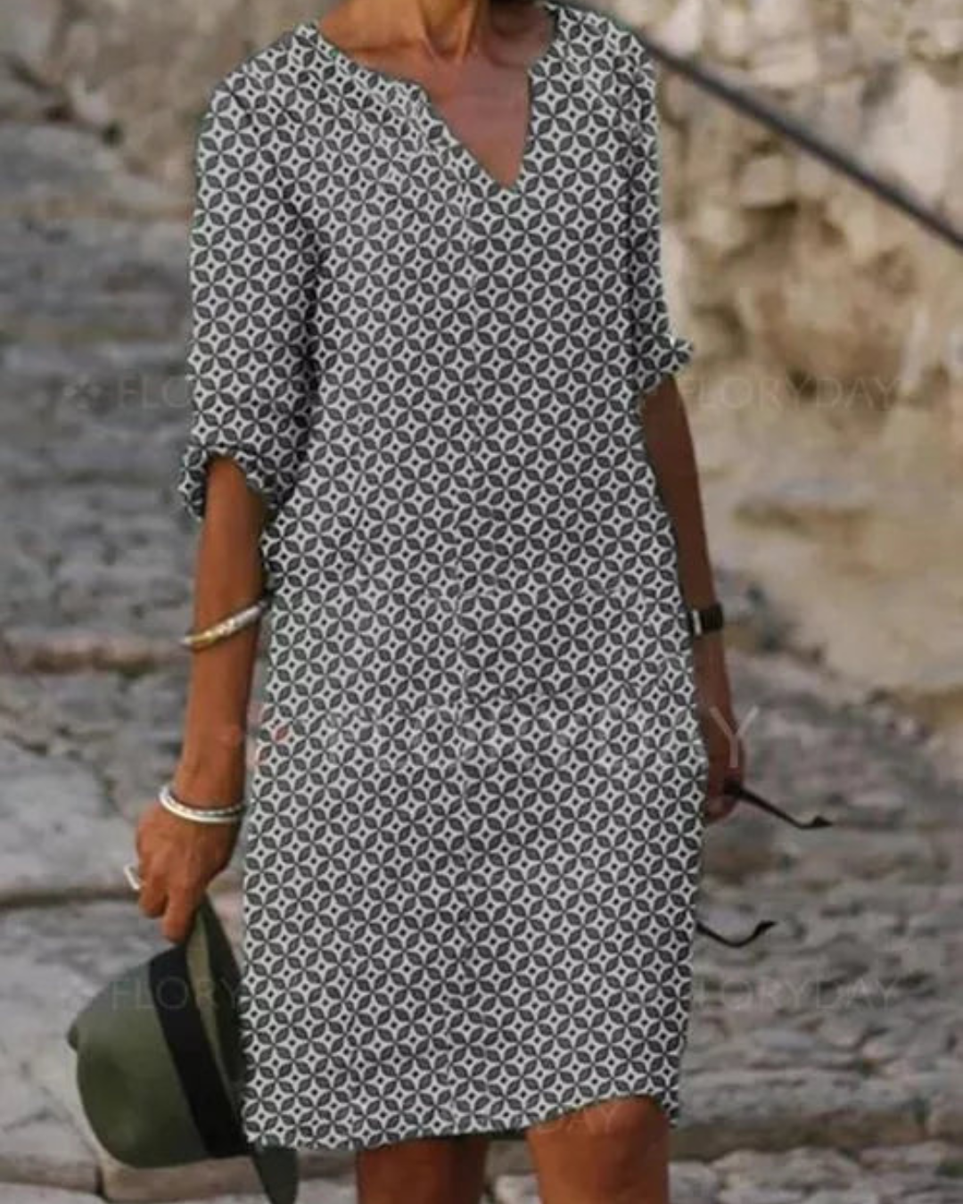 Damen Sommerkleid Midi Freizeitkleid Leicht
