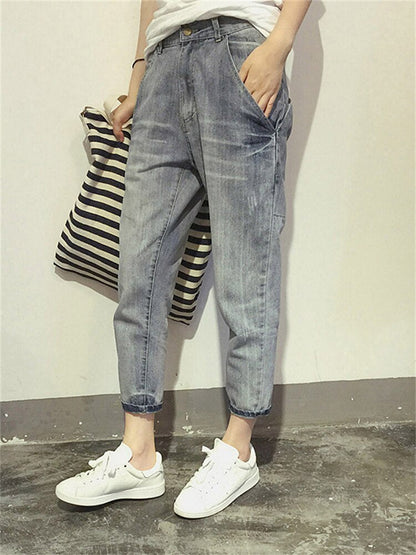 Norvielle Damen Jeanshose Stretch Baumwolle