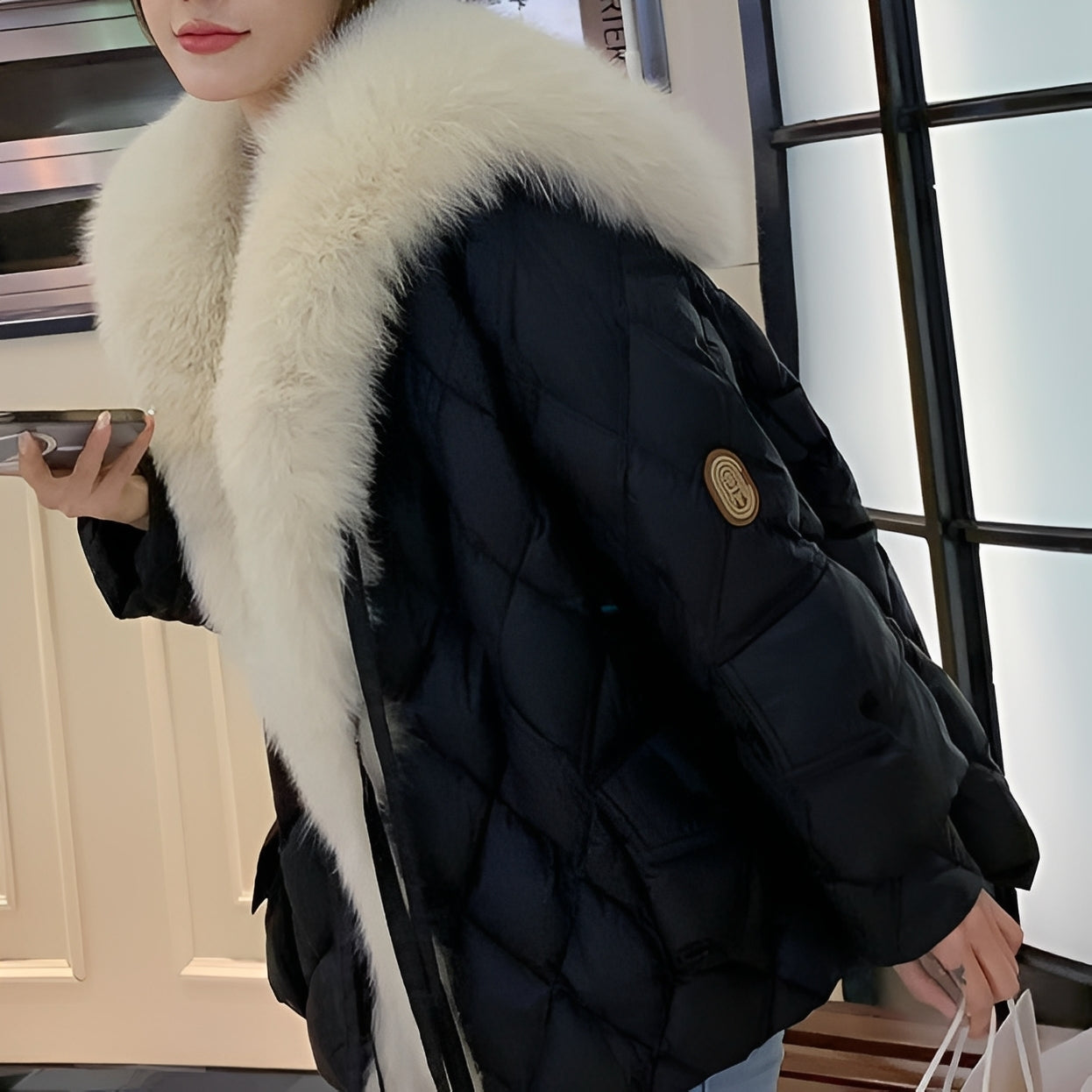 Lauren Damen Oversize-Daunenjacke