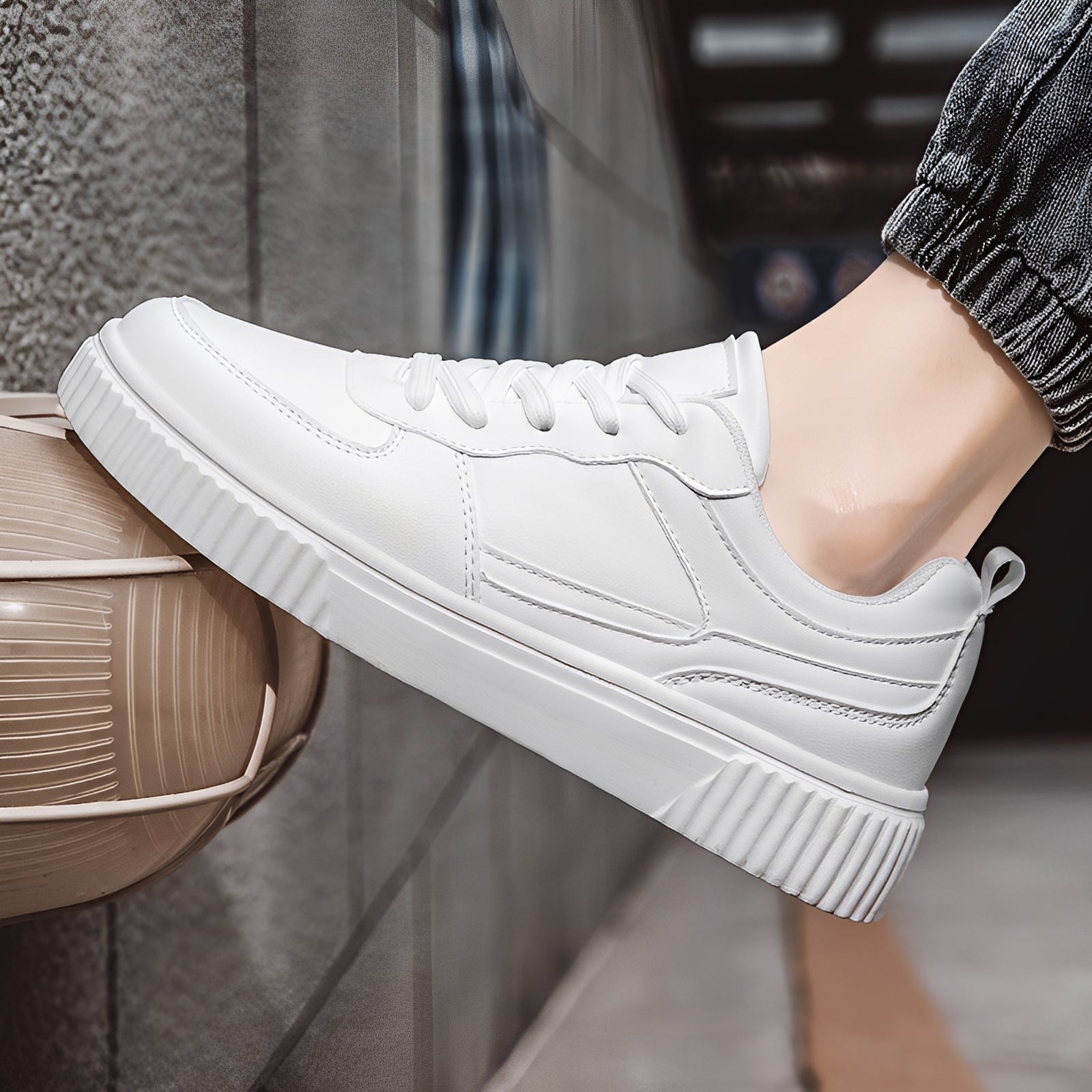 Nathan Herren Plateau Sneaker Modern - Norvielle