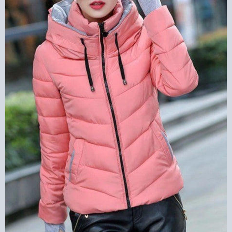 Daunen Steppjacke mit Kapuze Damen