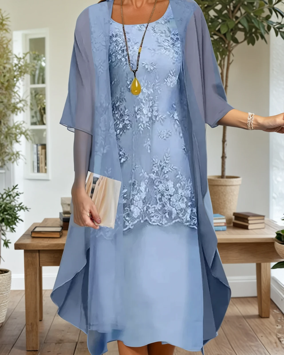 Damen Maxi-Kleid Elegantes Festkleid - Norvielle