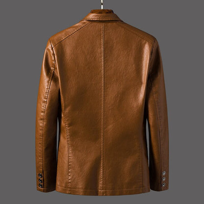 Herren Lederblazer