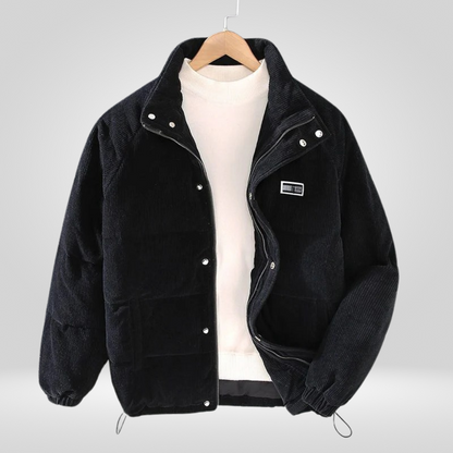 Herren Winterjacke Strukturiert
