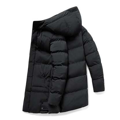 Herren Parka Wasserdicht Gerade Form