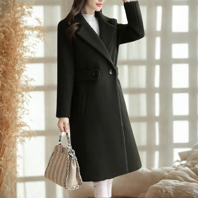 Talia Damen Eleganz Mantel Gürtel
