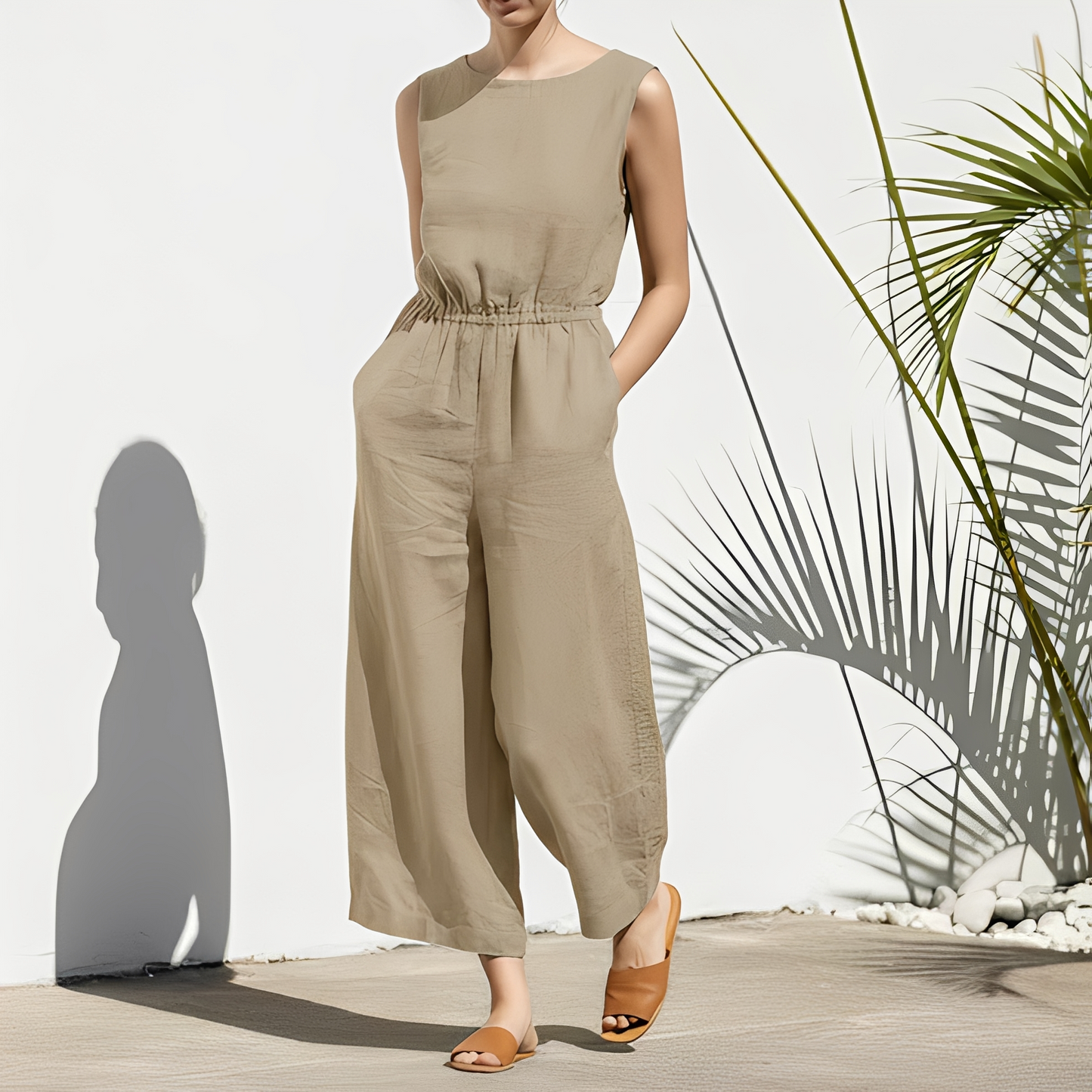Damen Sommer-Overall Bequem Leicht - Norvielle
