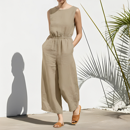 Damen Sommer-Overall Bequem Leicht - Norvielle