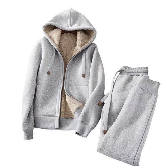 Herren Hoodie Jogginganzug Set Komfortbaumwolle Schwarz - Norvielle