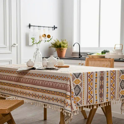 Boho Tischdecke Quasten Dekorativ - Norvielle