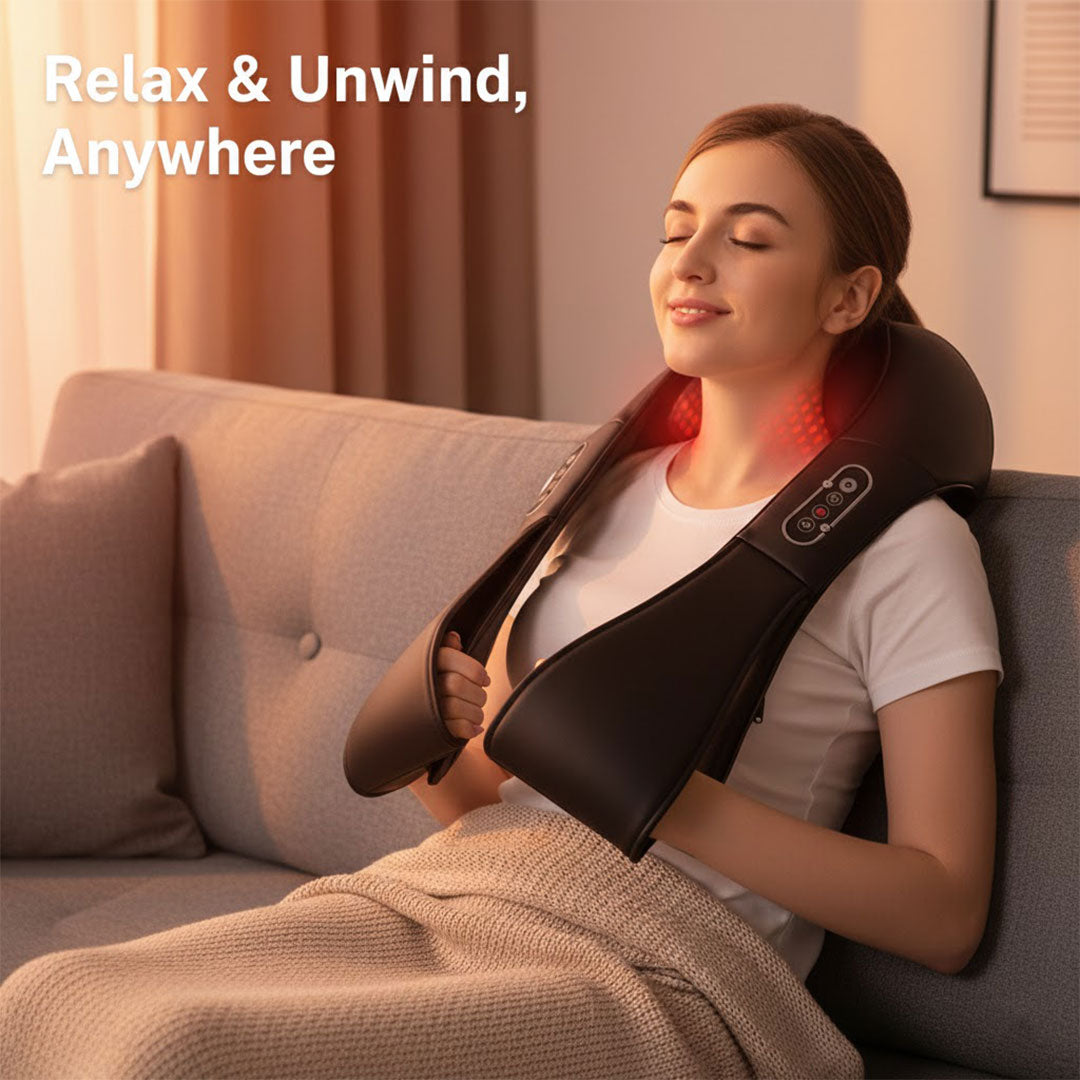 Shiatsu Nacken- und Schultermassager Beheizt