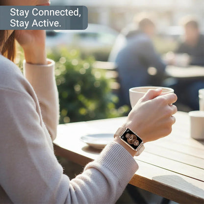 Fitness-Smartwatch mit Benachrichtigungsanzeige