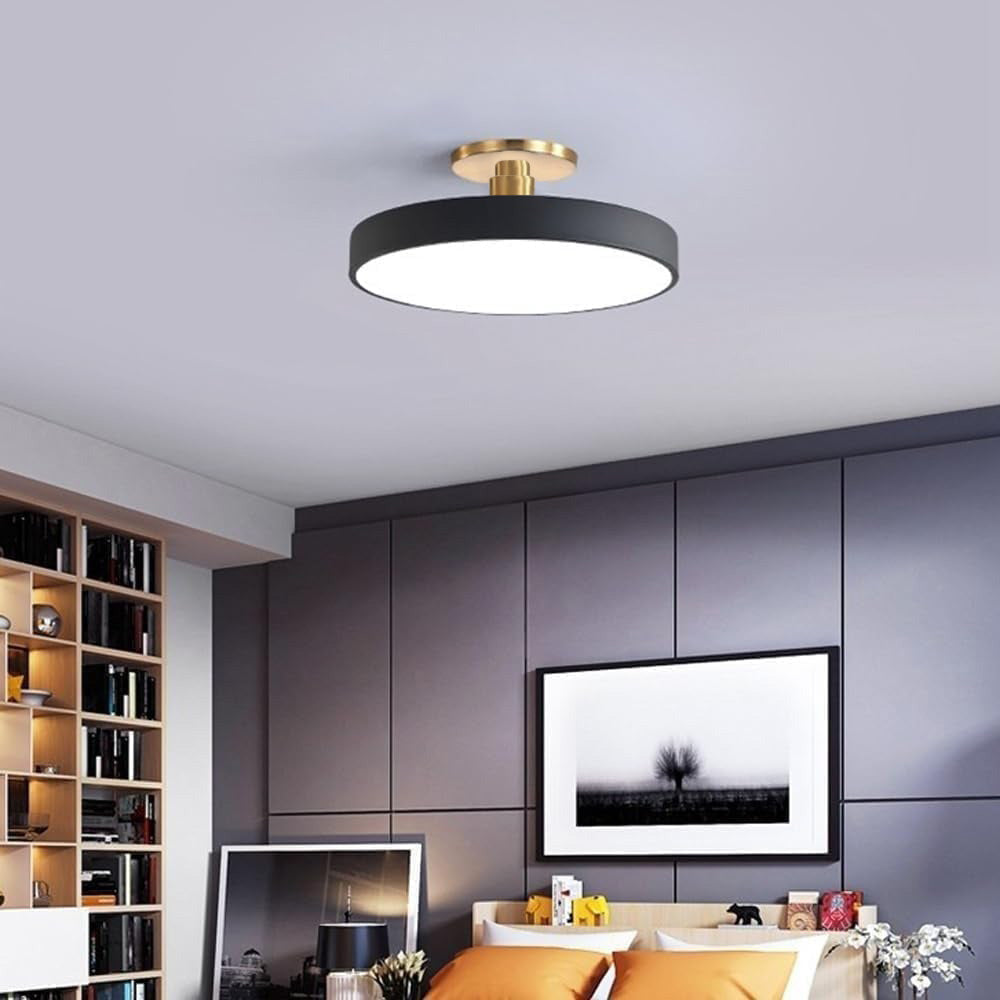 Moderne LED-Deckenleuchte Gold Finish