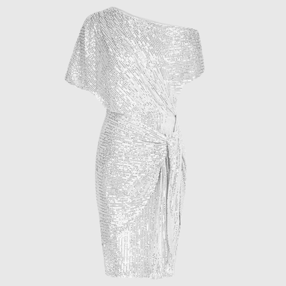 Mitena Damen Bodycon-Kleid Pailletten