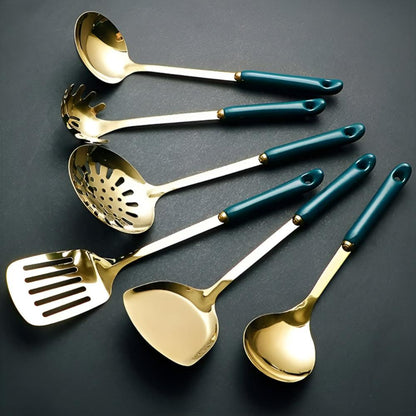 Edelstahl-Besteckset Goldfarben 18/10 - Norvielle