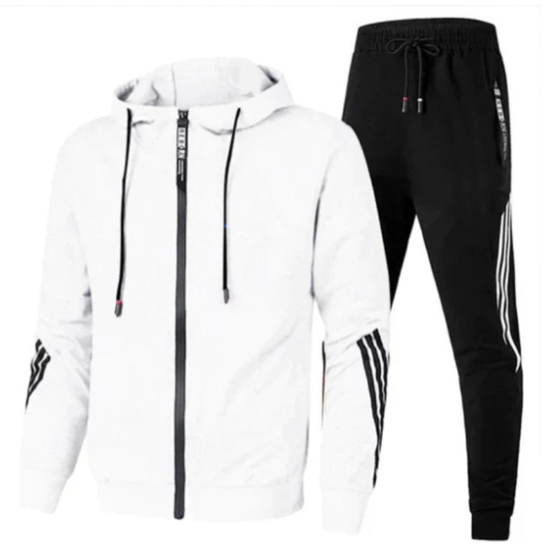 Herren Streetwear Hoodie Set Modern Baumwolle