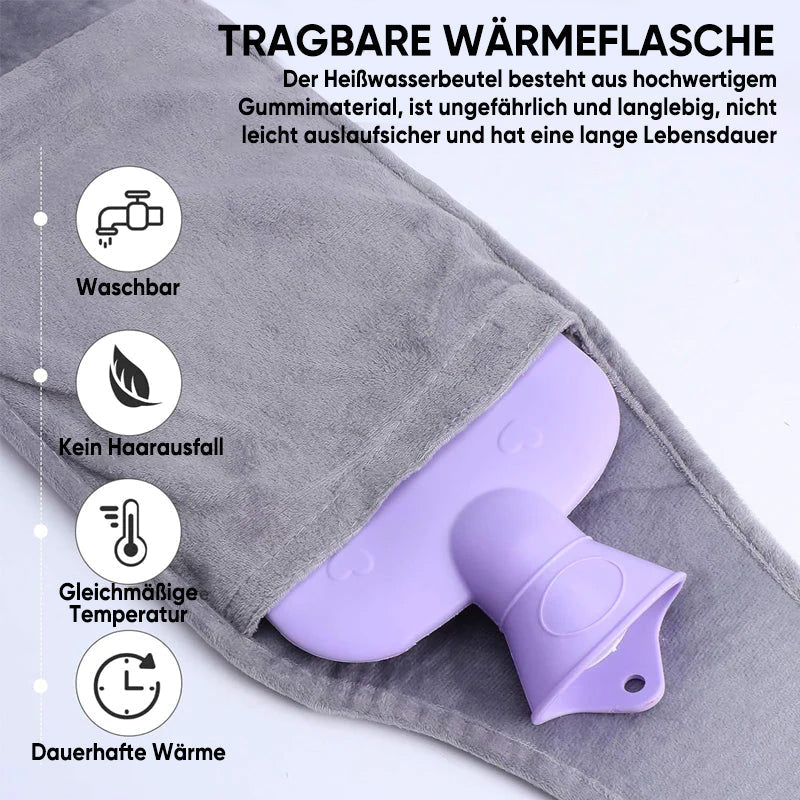 Wärmflaschengürtel Plüsch Nachfüllbar
