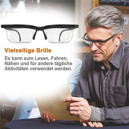 Fokus Einstellbare Lesebrille Unisex