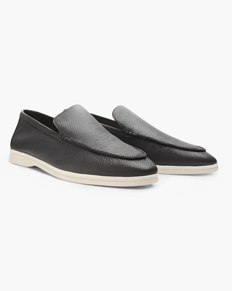 Herren Leder Loafer aus Rindleder Vintage Optik
