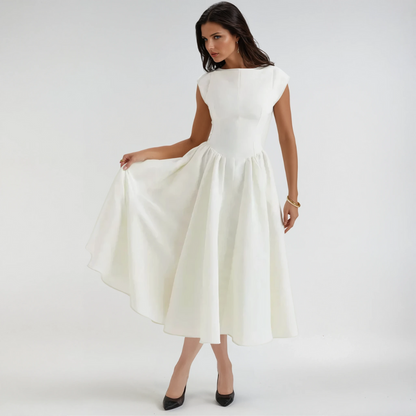 Norvielle Damen Midi Kleid Lucia