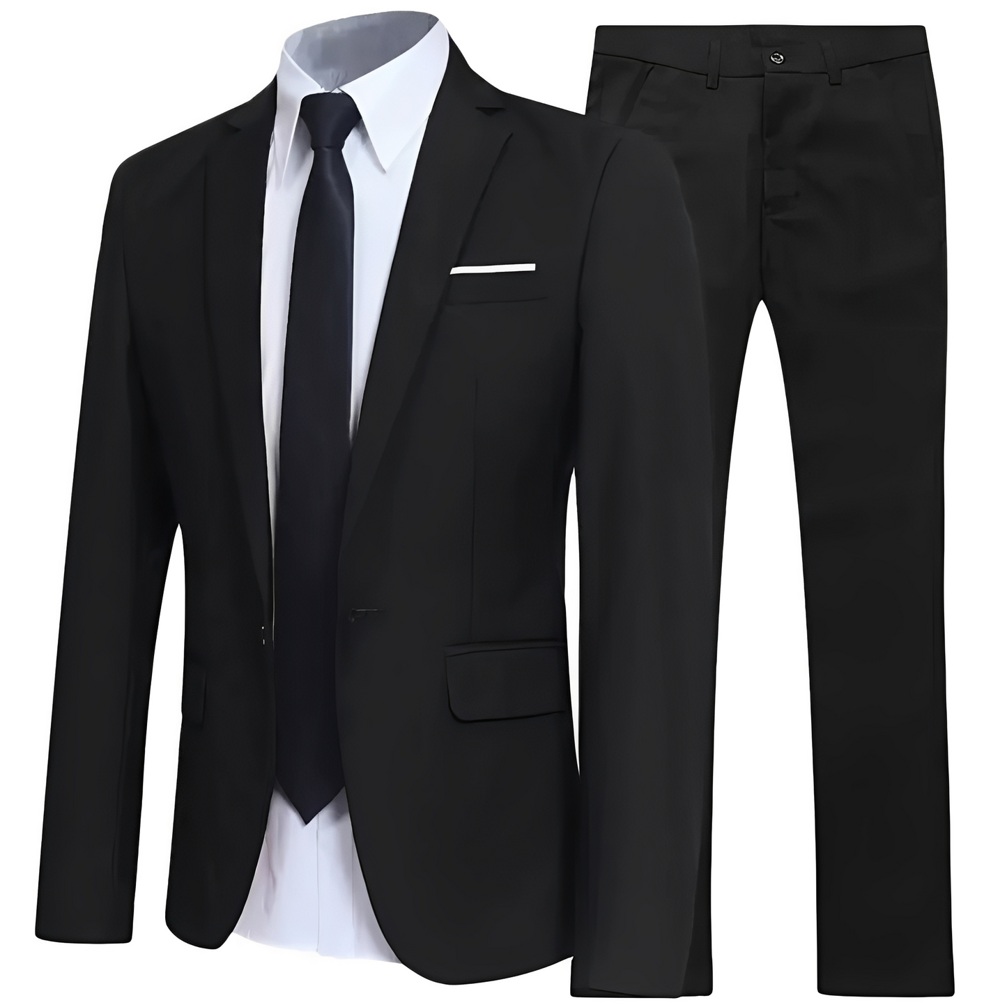 Haris Herren Zweiteiler Anzug Elegant