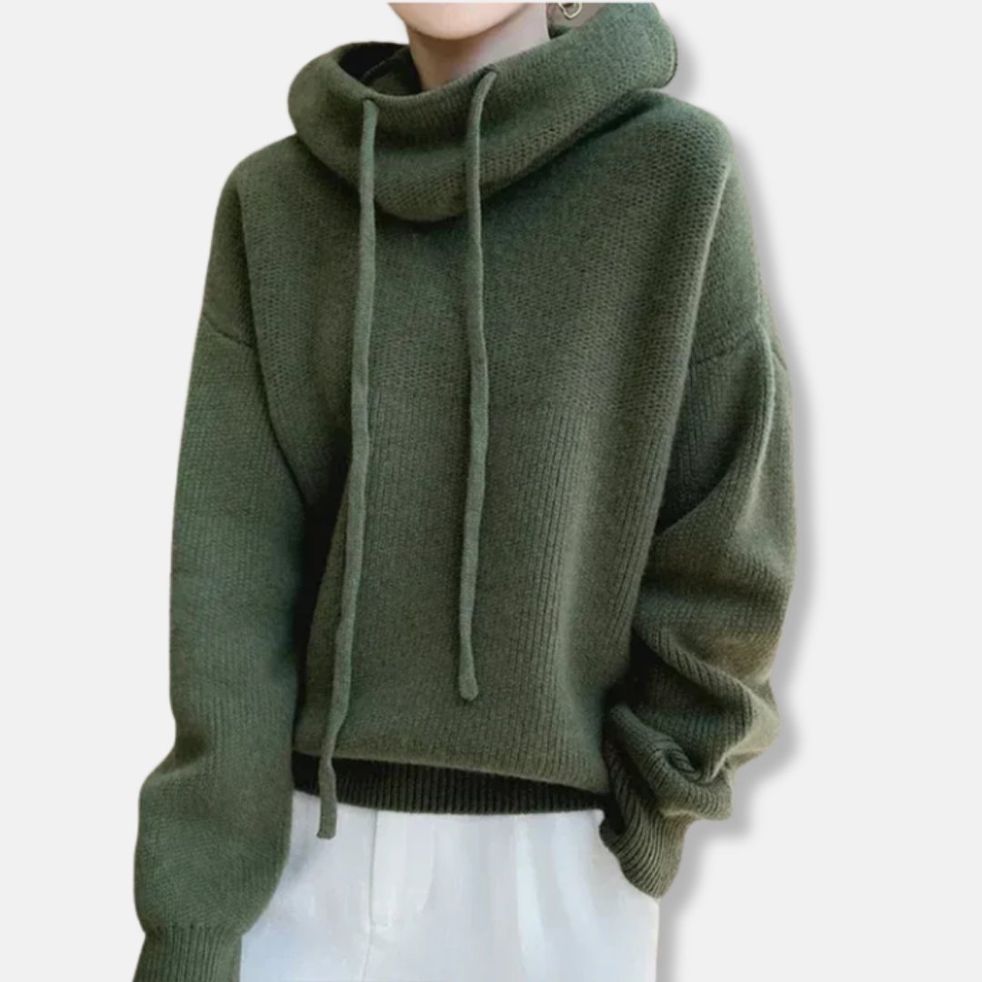 Norvielle Herren Sweatshirt Übergröße Weiches Strickmaterial Kapuze