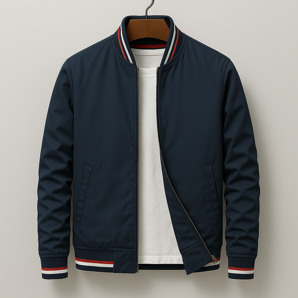 Herren Bomberjacke Sportlich Modern Polyester