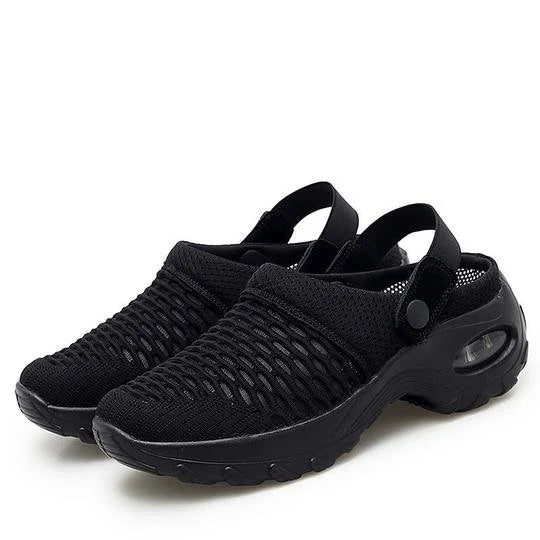 Orthopädische Damen Schlupfschuhe Offene Ferse Bequem